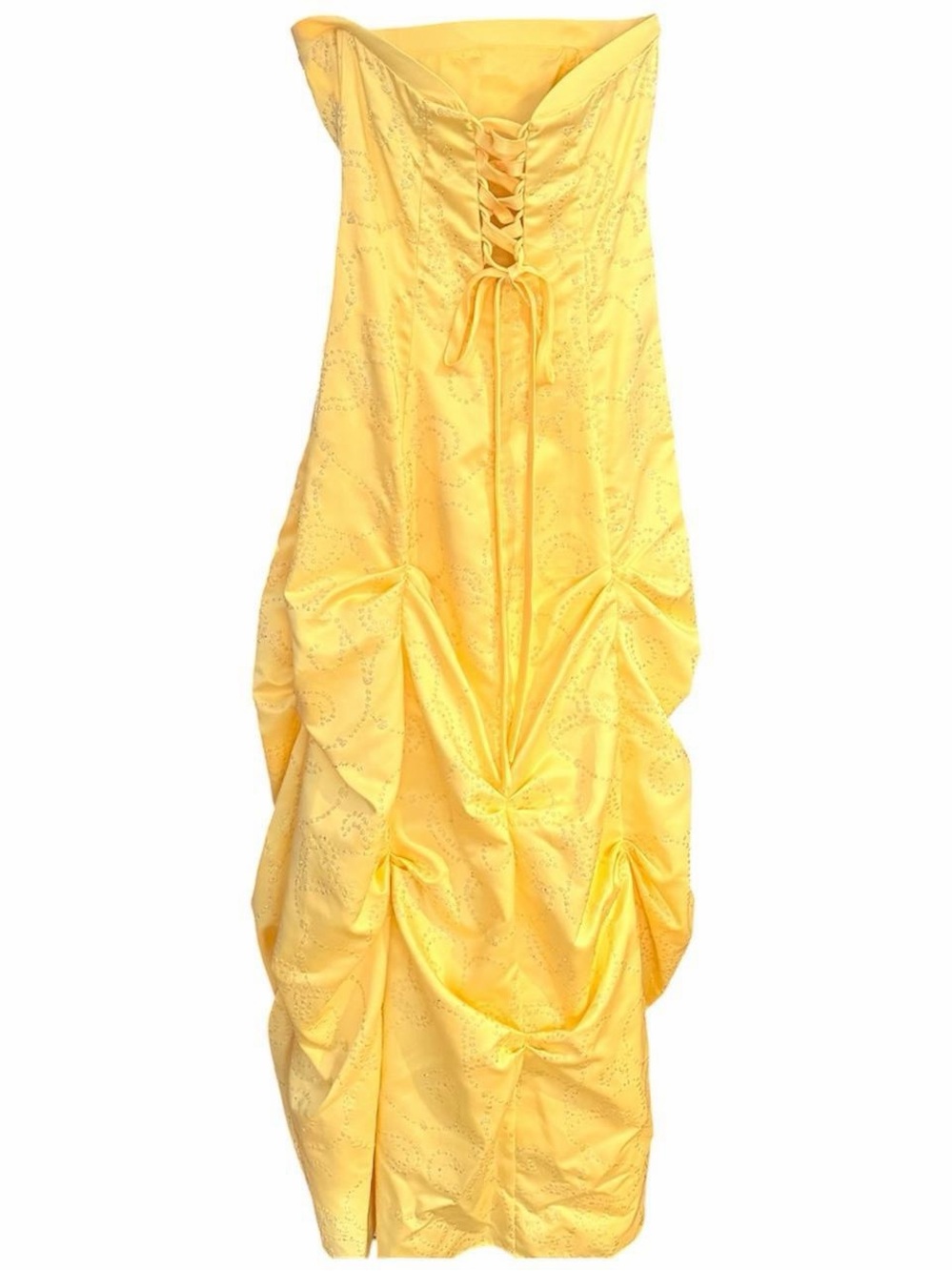 Y2K Yellow Prom Dress